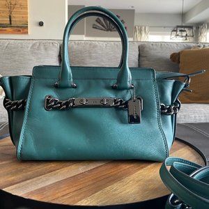 Coach Dark Turquoise Swagger 27